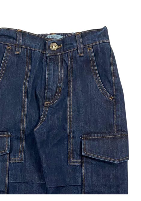 Blue cotton kids jeans Manuel Ritz | MR3154DENIM